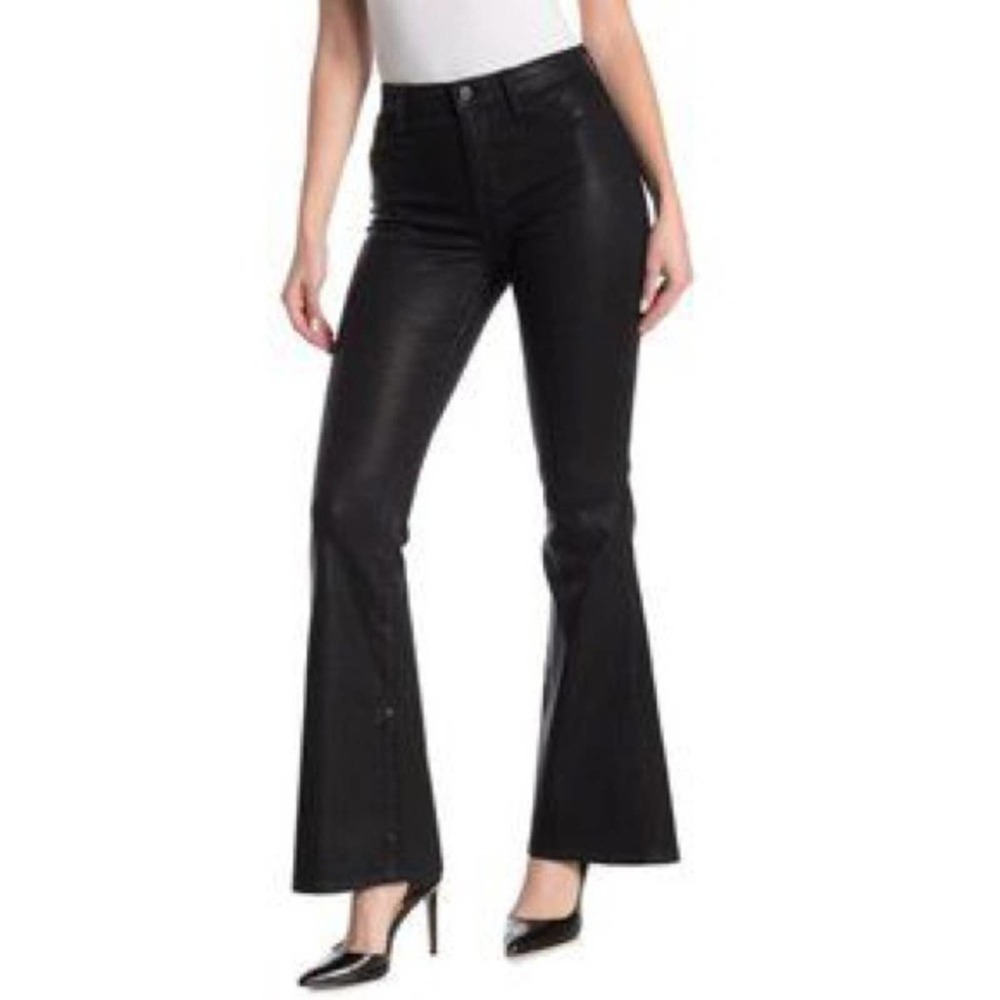 Sanctuary blackHigh Rise Demi Boot Coated Jeans Sz.26 NWT